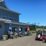 Golfers enjoy a break at the Sand Trap Grille &amp; Bar where snacks and refreshments were available throughout the day.